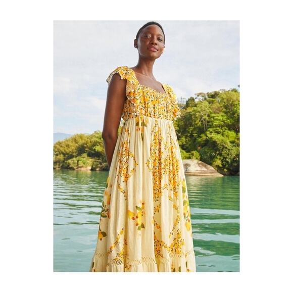 Farm Rio Cashew Crossed Back Dress - Picture 16 of 16